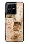 Vivo Y22S Glossy Phone Case with Café Love Letters Design