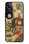 Vivo V50 Lite Glossy Phone Case with Retro Road Racing Design