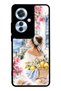 Oppo Reno 11F Glossy Phone Case with Positano Blue Design