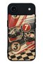 iPhone 17 Air Retro Racing No. 7 Design Glossy Phone Cases