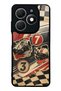 Tecno Spark 20 Retro Racing No. 7 Design Glossy Phone Cases