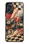 Oppo A38 Retro Racing No. 7 Design Glossy Phone Cases