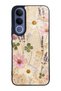 Vivo V70 Fe Glossy Phone Case with Wildflower Letters Design