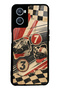 Oppo A96 Retro Racing No. 7 Design Glossy Phone Cases