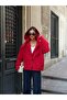 Hooded Buttoned Double-Breasted Trench Coat - 5