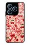 Realme C63 Glossy Phone Case with Cherry Lace Fantasy Design