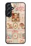 Samsung A55 Parisian Sweet Quilt Design Glossy Phone Case