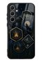 Samsung A35 Moonlit Trails Design Glossy Phone Case