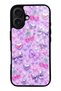 iPhone 16 Glossy Phone Case with Lilac Charm Pop Design