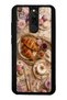Xiaomi Redmi 8 Glossy Phone Case with French Café Romance Design