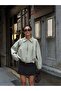 Belted Drawstring Bomber Trench Jacket - 6