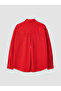 Özmarka New Season Red Oversize Poplin Women's Shirt - 6