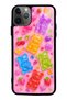 iPhone 11 Pro Max Candy Bear Fruits Design Glossy Phone Case