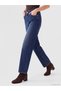 Vizyon New Season Indigo Straight Fit Women's Jean Trousers - 2
