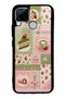 Realme C15 Glossy Phone Case with Matcha Berry Quilt Design