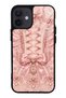 iPhone 12 Mini Pink Corset Coquette Design Glossy Phone Case