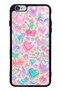 iPhone 6 Plus Y2K Glossy Phone Case with Jelly Charms Design