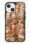 حافظة هاتف لامعة بتصميم Sweet Matcha Bakery لهاتف iPhone 13 Mini