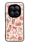 Xiaomi Redmi Note 15 Pro Plus Rose Gold Glam Design Glossy Phone Case
