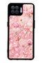 Oppo Reno 4 Lite Glossy Phone Case with Pink Lace Romance Design