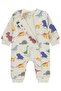 Dino Printed Men's 12-24 Months Sleeping Bag - Beige - 2
