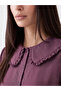 Plum Baby Collar Modal Blended Women's Shirt Tunic - 4