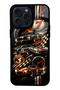 iPhone 14 Pro Max Glossy Phone Case with Retro Speed Icons Design