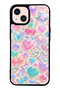 iPhone 13 Y2K Glossy Phone Case with Jelly Charms Design