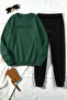 Unisex Simppli City Design Printed Crew Neck Sweatshirt - 2-Piece Tracksuit Set