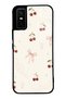 Infinix Gt 30 Pro Glossy Phone Case with Cherry Pearl Lace Design