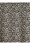 Vizyon New Season Brown Crew Neck Leopard Patterned Women's T-Shirt - 6