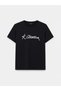 Xside Black Ataturk Themed 100% Cotton Women's T-Shirt - 5