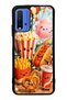 Xiaomi Redmi 9t Fun Food Party Design Glossy Phone Case