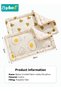 Newborn Baby Pillow for Sleeping, Soft Muslin Cotton Infant Pillow with 3D Bubble Fleece, Breathable Baby Head Support Cushion, Baby Flat Pillow, Cozy Comfort Pillow for Boys & Girls 0-12 Months, Nurs - 7