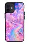 iPhone 12 Mini Crystal Heart City Design Glossy Phone Case