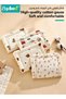 Newborn Baby Pillow for Sleeping, Soft Muslin Cotton Infant Pillow with 3D Bubble Fleece, Breathable Baby Head Support Cushion, Baby Flat Pillow, Cozy Comfort Pillow for Boys & Girls 0-12 Months, Nurs - 4