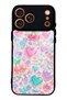 iPhone 17 Pro Max Y2K Glossy Phone Case with Jelly Charms Design