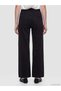 Vizyon New Season Black Wideleg Women's Jean Pants - 4