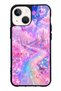 iPhone 13 Mini Crystal Heart City Design Glossy Phone Case