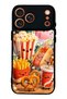 iPhone 17 Pro Glossy Phone Case with Fun Food Party Design