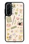 Samsung A37 Floral Study Notes Design Glossy Phone Case