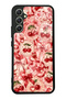 Samsung A34 Glossy Phone Case with Cherry Lace Fantasy Design