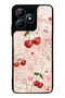 Realme C53 Glossy Phone Case with Cherry Love Letters Design
