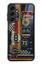 Samsung A16 Old School Racing Design Glossy Phone Case