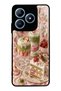 حافظة هاتف لامعة بتصميم Realme C63 Berry Matcha Dream