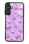 Samsung A25 Glossy Phone Case with Lilac Charm Pop Design