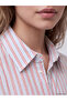 Ozmarka New Season Red Striped Women's Shirt - 3