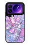 Xiaomi 17 Pro Chrome Heart Y2K Design Glossy Phone Case