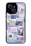 Tecno Spark 40C Pastel Travel Diary Design Glossy Phone Case