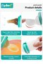 3-in-1 Baby Food Feeder With Feeding Spoon, Fruit Feeder Pacifier and Medicine Dropper, Infant Feeding Set For Newborns Toddlers and Kids, Food Grade Silicone BPA-Free - 5